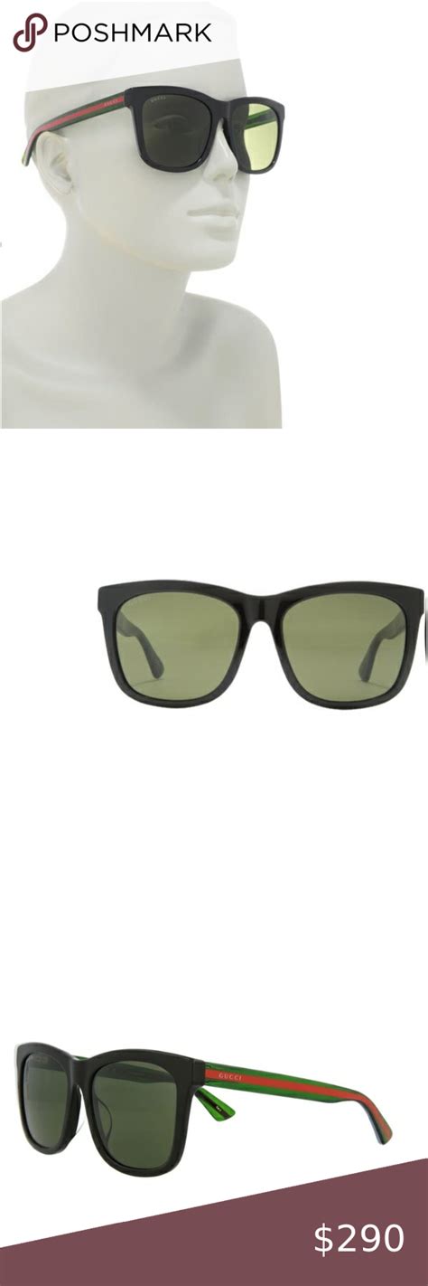 gucci men's gg0057skn 56mm sunglasses|Gucci Men's Gg0057skn 56mm Sunglasses .